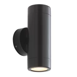   ENDON ST5008BK ODYSSEY Modern Kültéri Fali Lámpa Fekete, Átlátszó GU10 IP44