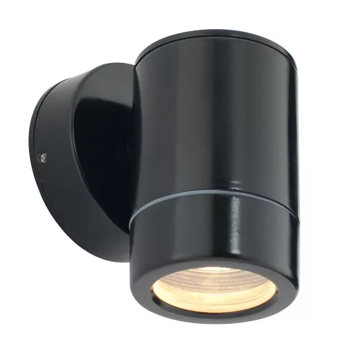 ENDON ST5009BK ODYSSEY Modern Kültéri Fali Lámpa Fekete, Átlátszó GU10 IP44