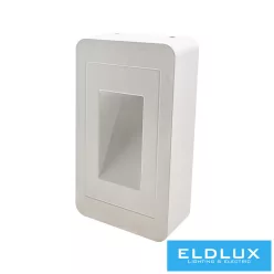   UNIVERSO Lábazati LED lámpatest 12w 1000lm 3000k 120° IP65 fehér 160x90x36mm