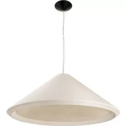 függesztett lámpa fehér színű vázzal és fém testtel beltéri használatra faro-20125 - moretti.hu
