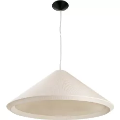 függesztett lámpa fekete színű vázzal és fém testtel beltéri használatra faro-20127 - moretti.hu