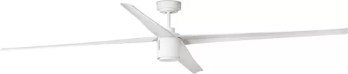 ventilátoros lámpa fehér színű vázzal és fém testtel beltéri használatra faro-33494 - moretti.hu