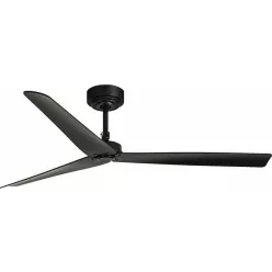 ventilátoros lámpa fekete színű vázzal és fém testtel beltéri használatra faro-34100 - moretti.hu