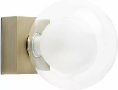 fürdőszobai fali lámpa arany színű vázzal és fém testtel beltéri használatra faro-40085 - moretti.hu