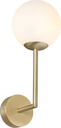 fürdőszobai fali lámpa arany színű vázzal és fém testtel beltéri használatra faro-63505 - moretti.hu