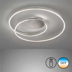   FISCHER & HONSEL 21295 HOLY Modern LED Mennyezeti Lámpa Nikkel LED IP20