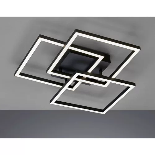 FISCHER & HONSEL 21379 SETH Modern LED Mennyezeti Lámpa Bézs, Fekete, Szürke LED IP20