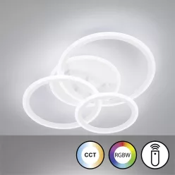   FISCHER & HONSEL 21458 GELDER Modern LED Mennyezeti Lámpa Fehér LED IP20