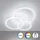 FISCHER & HONSEL 21458 GELDER Modern LED Mennyezeti Lámpa Fehér LED IP20