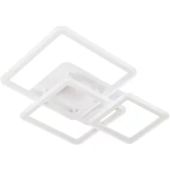   FISCHER & HONSEL 21459 GELDER Modern LED Mennyezeti Lámpa Fehér LED IP20