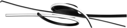 FISCHER & HONSEL 21523 BIBA Modern LED Mennyezeti Lámpa Fehér, Fekete LED IP20