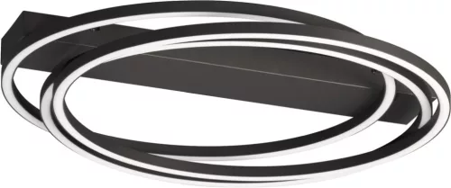 FISCHER & HONSEL 21529 KIKU Modern LED Mennyezeti Lámpa Fekete LED IP20