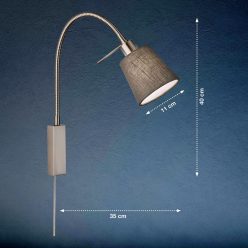 Fisher&Honsel Wolke 30323 Fali Lámpa 1x10W/E14 IP20