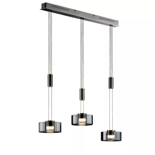 FISCHER & HONSEL 60651 LAVIN Modern Led Függesztett Lámpa Nikkel LED IP20