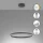 FISCHER & HONSEL 61048 SIRKO Modern Led Függesztett Lámpa Bézs, Fekete, Szürke LED IP20