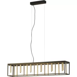   FISCHER & HONSEL 61107 GRID Vintage Függesztett Lámpa LED IP20