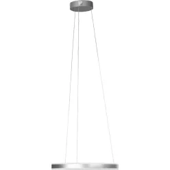   FISCHER & HONSEL 61110 SIRKO Modern Led Függesztett Lámpa Nikkel LED IP20