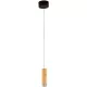 FISCHER & HONSEL 61128 SHINE-WOOD Hengeres Függesztett Lámpa Fekete, Olajozott Tölgy LED IP20