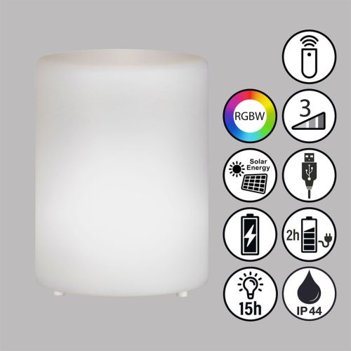 Fisher&Honsel Ceppo 850293 Asztali lámpa 2x0.1W/LED RGBW 8lm IP44