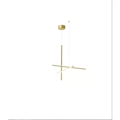 függesztett lámpa pezsgő színű vázzal és fém testtel beltéri használatra flos-f1860044 - moretti.hu
