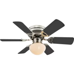 ventilátoros lámpa matt nikkel színű vázzal és fém testtel beltéri használatra globo-0307w - moretti.hu