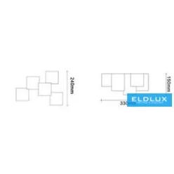 ELDLUX GS-C06 Modern Mennyezeti Lámpa IP20