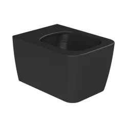   CeraStyle HERA fali WC - MATT FEKETE - rimless - perem nélküli - rejtett rögzítésű - 52 cm