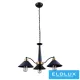 ELDLUX BELLA Csillár Fekete 3×E27 Max 60W