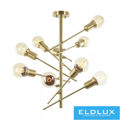 ELDLUX SCEPTER Csillár Arany 9×E27 Max 60W