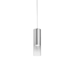 függesztett lámpa áttetsző színű vázzal és fém testtel beltéri használatra ideal-lux-194806 - moretti.hu