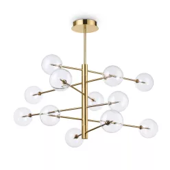 mennyezeti lámpa bronz színű vázzal és fém testtel beltéri használatra ideal-lux-200125 - moretti.hu