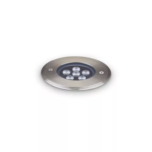 kültéri talajba süllyeszthető lámpa ezüst színű vázzal és fém testtel kerti használatra ideal-lux-255668 - moretti.hu