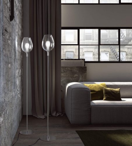 Floor lamp Chrome ROSE DRINK LAMP 3050-P1