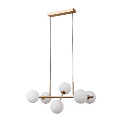 Chandelier Copper Mirellio ITALUX-PND-66463-6-HB