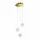 ITALUX 5902854536788 ROSARIO Glamour Függesztett Lámpa Arany LED IP20