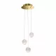 ITALUX 5902854536788 ROSARIO Glamour Függesztett Lámpa Arany LED IP20