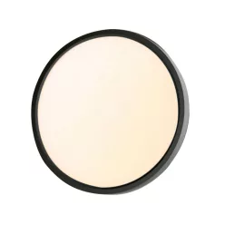   ITALUX 5902854537433 ALATA Kerek Mennyezeti Lámpa Fehér, Fekete LED IP20