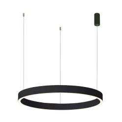   ITALUX 5902854537891 BRASCO Modern Led Függesztett Lámpa Fehér, Fekete LED IP20