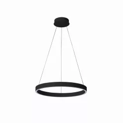   ITALUX 5902854537921 BRASCO Modern Led Függesztett Lámpa Fehér, Fekete LED IP20