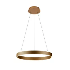   ITALUX 5902854537969 BRASCO Modern Led Függesztett Lámpa Fehér, Arany LED IP20