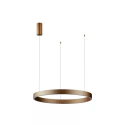   ITALUX 5902854538027 BRASCO Modern Led Függesztett Lámpa Fehér, Arany LED IP20