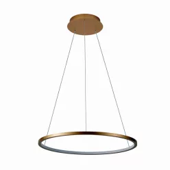  ITALUX 5902854538119 VINOLA Modern Led Függesztett Lámpa Fehér, Arany LED IP20