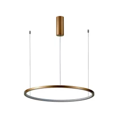   ITALUX 5902854538201 VINOLA Modern Led Függesztett Lámpa Fehér, Arany LED IP20