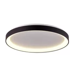   ITALUX 5902854538348 VICO Kerek Mennyezeti Lámpa Fehér, Fekete LED IP20