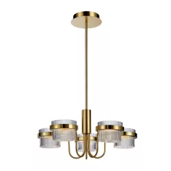   ITALUX 5902854539758 TIARA Glamour Csillár Átlátszó, Arany LED IP20