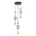 ITALUX 5902854539826 BRUNI Modern Led Függesztett Lámpa Matt Fekete, Halványszürke LED IP20