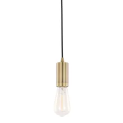   ITALUX DS-M038ANTIQUE-BR MODERNA Egyágú Függesztett Lámpa Fém E27 IP20