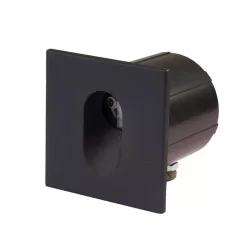   ITALUX ONFL-0224-4K ROVATO Kültéri Falba Építhető Lámpa Fekete LED