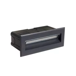   ITALUX ONFL-0352-4K ERBA Kültéri Falba Építhető Lámpa Fekete LED IP44