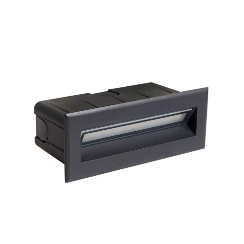 ITALUX ONFL-0352-4K ERBA Kültéri Falba Építhető Lámpa Fekete LED IP44